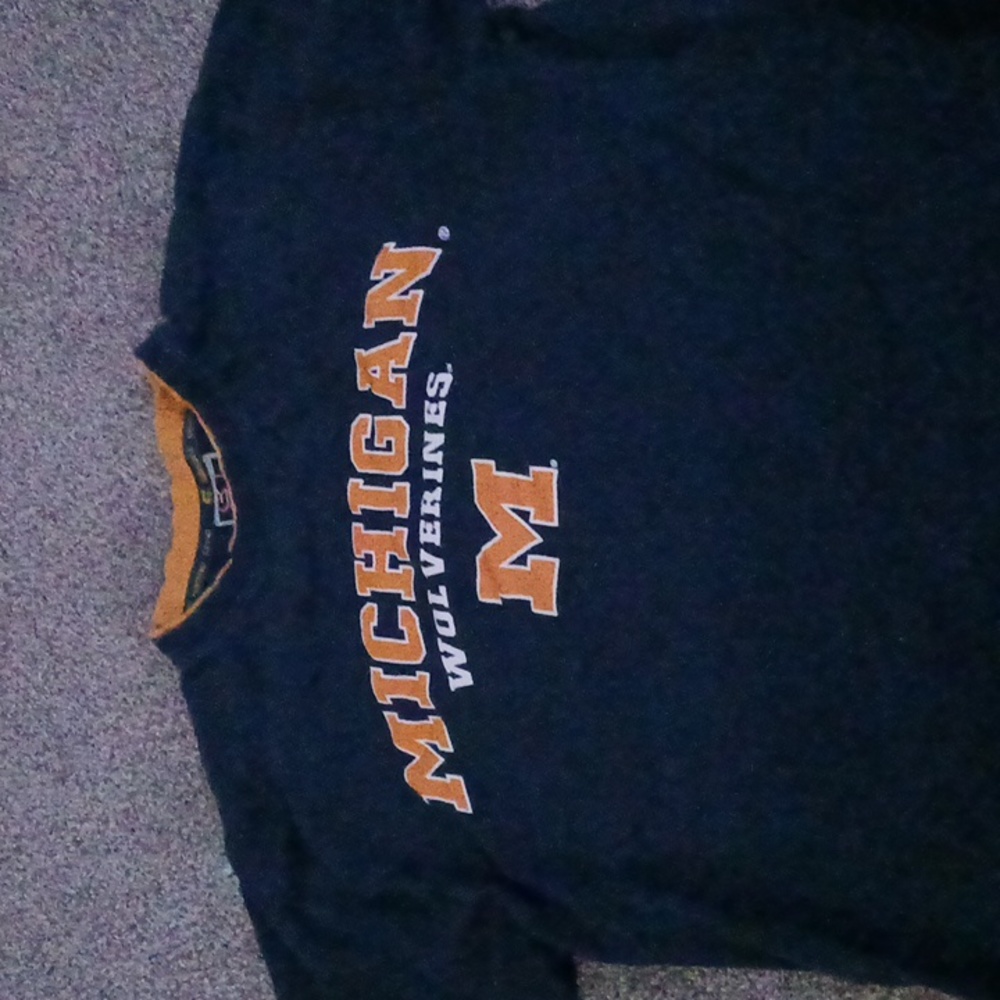 baggy michigan shirt